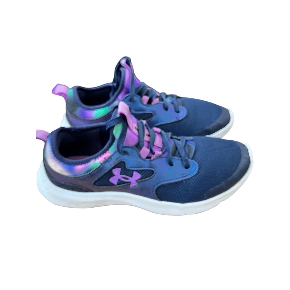 Under Armour GPS Infinity Blue Slip On Sneaker Shoe Youth Size 5.5Y Sports Park
